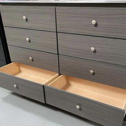 8 Drawer Grey Color With Rails 