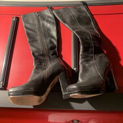 Aldo Women’s Leather Boots Size 38 EU/7.5-8 US