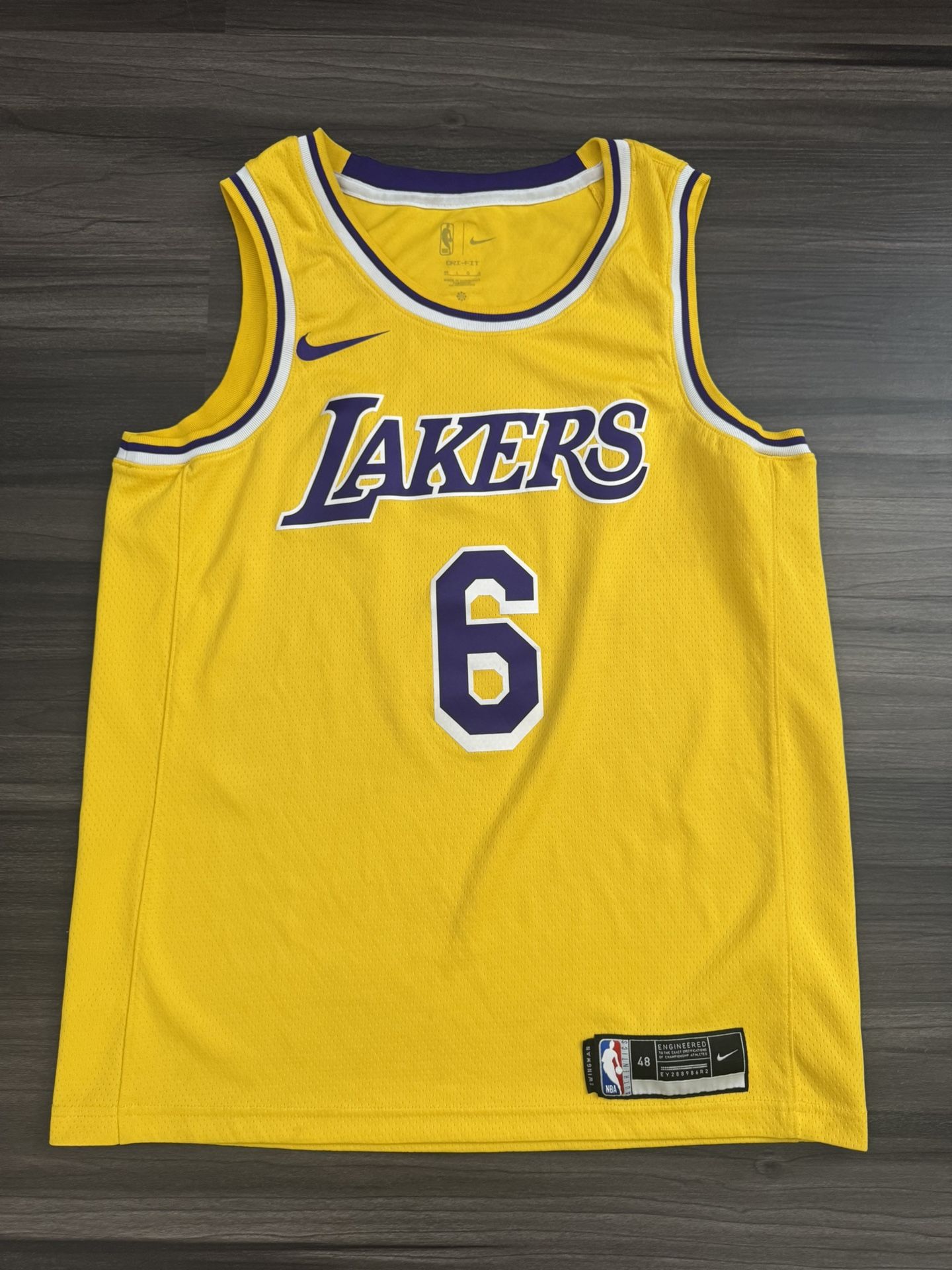 Nike LeBron James Los Angeles LA Lakers NBA Swingman Jersey Adult 48 Large
