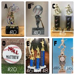 Baseball Trophies