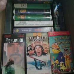 138 VHS Tapes Movies An Disney Movies An Cartoons