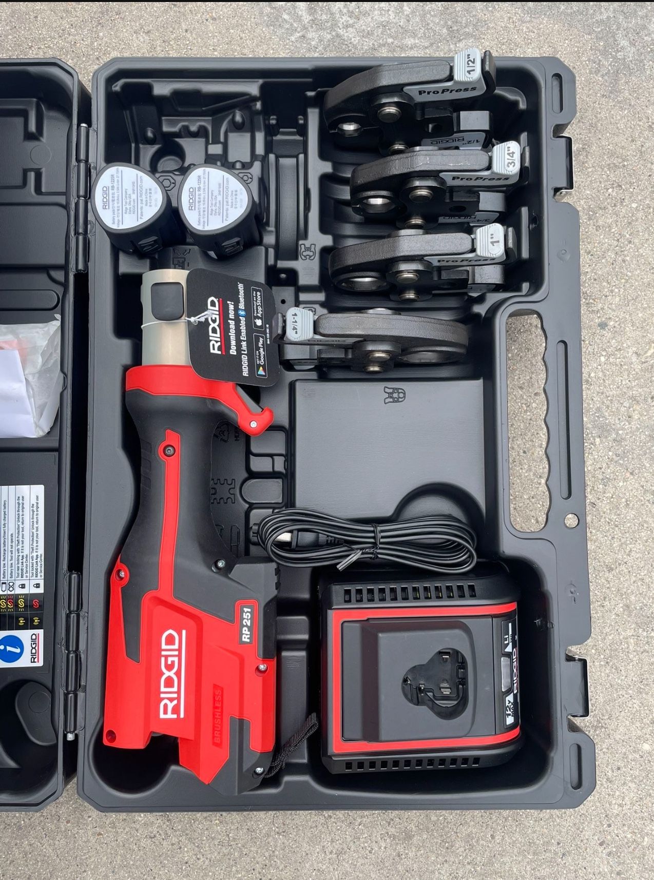 Ridgid propress1/2— 1 1/4