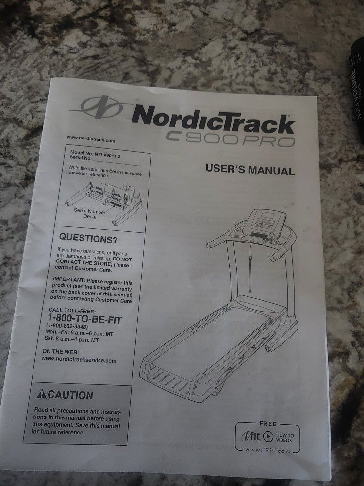 Nordic Trac Treadmill 
