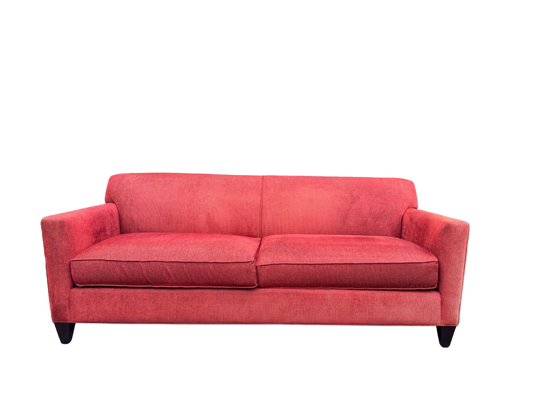 **Free Delivery** Crate & Barrel Beautiful Red Couch
