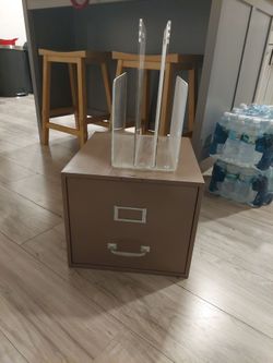 File cabinet & magazine rack