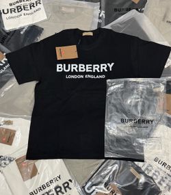 Burberry London England Logo T-Shirt Black