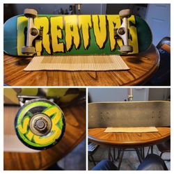 Creature Logo Full 8.0" Complete Skateboard w/ Upgraded OJ Wheels