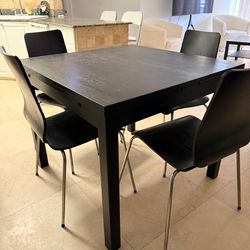 Dining Table with 4 Chairs