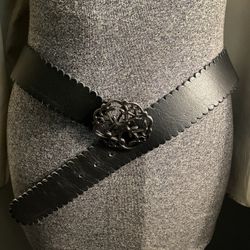 Black Leather Belt