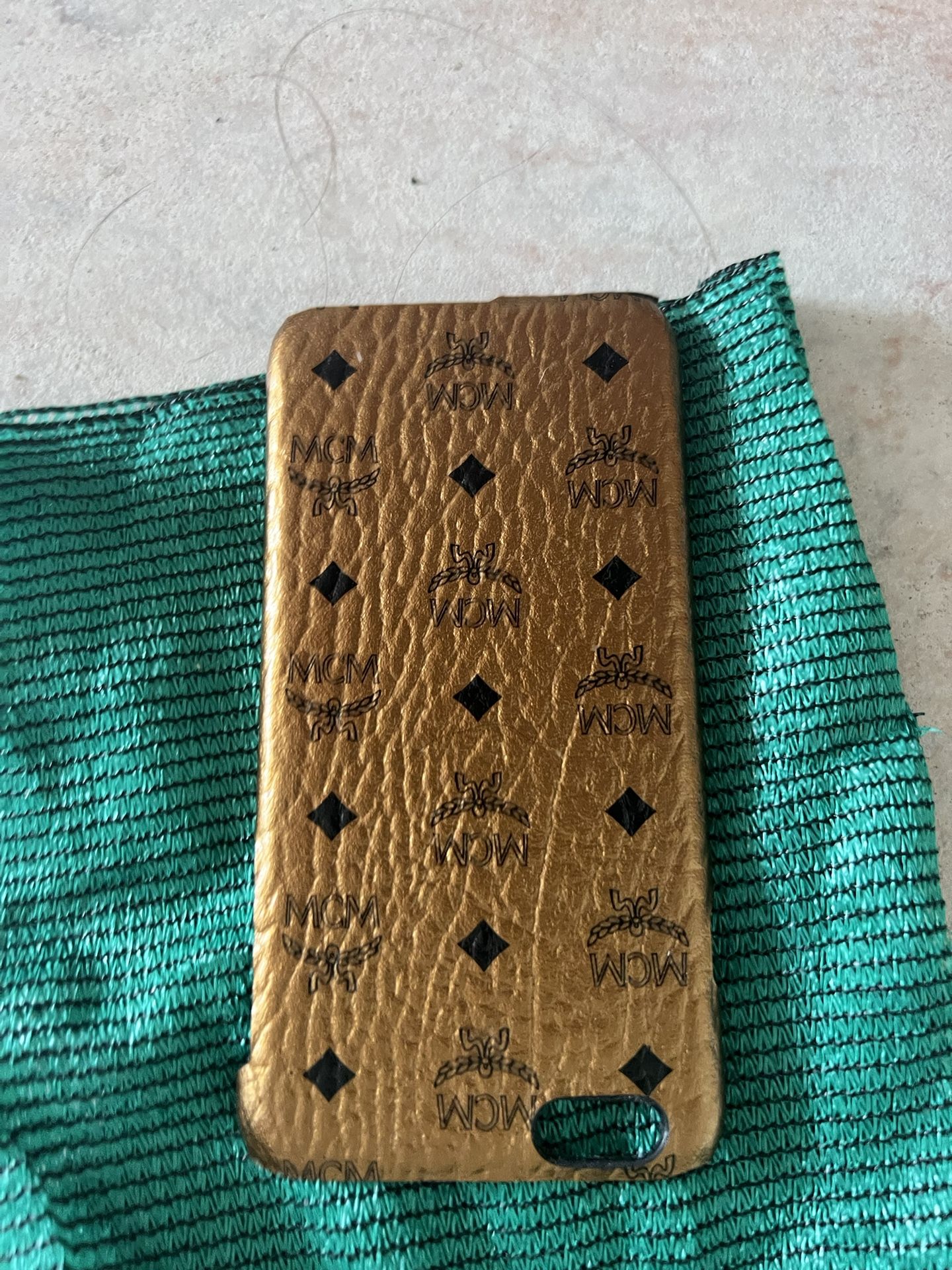 MCM iPhone Case Visetos 6S/7/8 Cognac