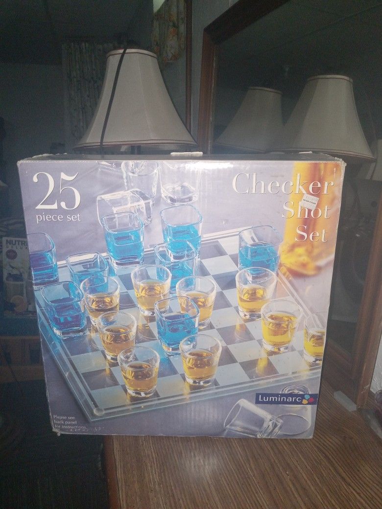 Shot Glass Checkers