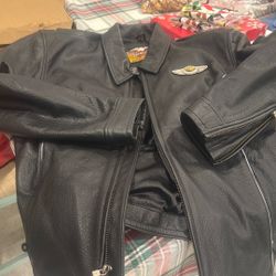 Leather Jacket. Harley Davison Woman’s Extra Large 