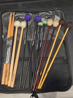 Innovative Percussion FP2 Fundamental Series Intermediate Pack with Stick + 2 pairs of Stagg Vibraphone/Marimba Mallets + timbale sticks + wind chimes