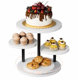 New 4 Tier Rotating Dessert Stand
