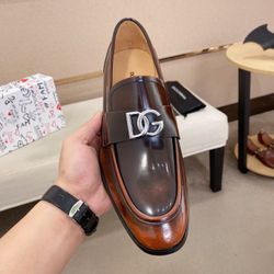 Dolce Gabbana Men’s Leather Shoes With Box New 