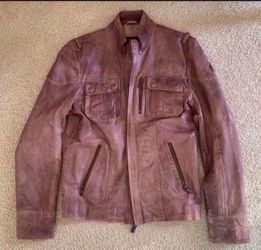 Mens Leather jacket, Size Small