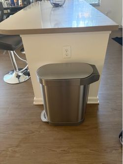 Simple Human 45L Stainless Steel Kitchen Trash Can