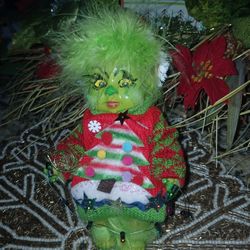 Grinch Doll Custom Made 