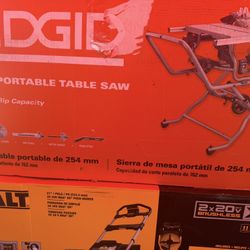 Ridgid 10in Table Saw 