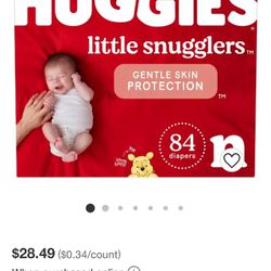 Newborn Huggies 76ct Thumbnail