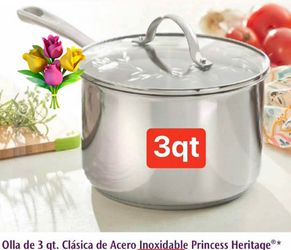 OLLA DE 3 QT DE PRINCESS HOUSE 🌼🌼🌼