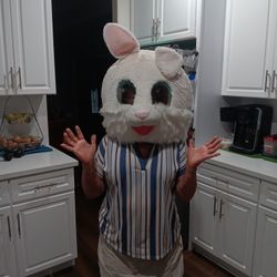 HLOWEEN ADULT  RABBIT HEAD $15