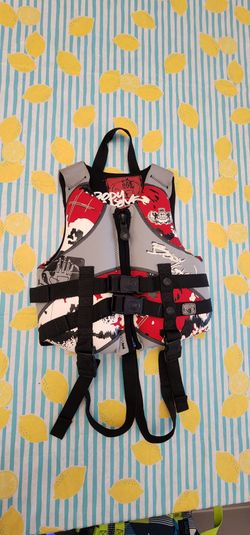 Body Glove Child Life Jacket Model 301 Flotation Aid Red Gray Black