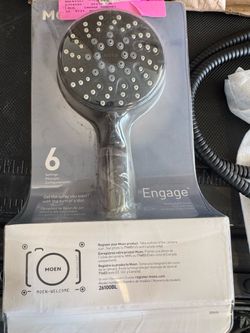 Moen Engage 6-Setting Handheld Showerhead Matte Black