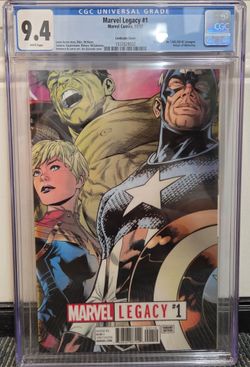 Comic-Marvel Legacy #1 CGC 9.4 Lenticular Cover Variant