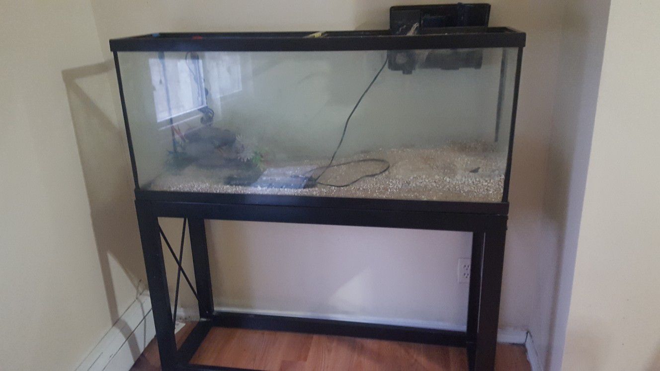 55 gallon tank with some accessories fish tank