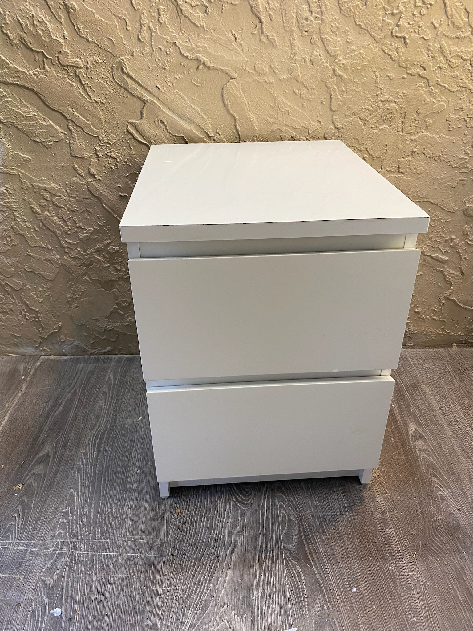 ONE Side Table Nightstand White - Local Delivery for a Fee - See My Items 