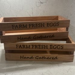 Handmade Eggs Storage Crate  