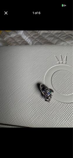 Rocket ship Pandora charm