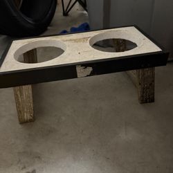 Dog Food Dish Stand 