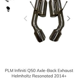 Infiniti Q50 Q60 Plm Performance Exhaust 