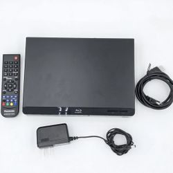 Panasonic Blu Ray DVD Player Full HD Pic Quality, DMP-BD84P-K, Black Region Free  Lightly used.  The Panasonic DMP-BD84P-K Blu-Ray DVD Player offers h