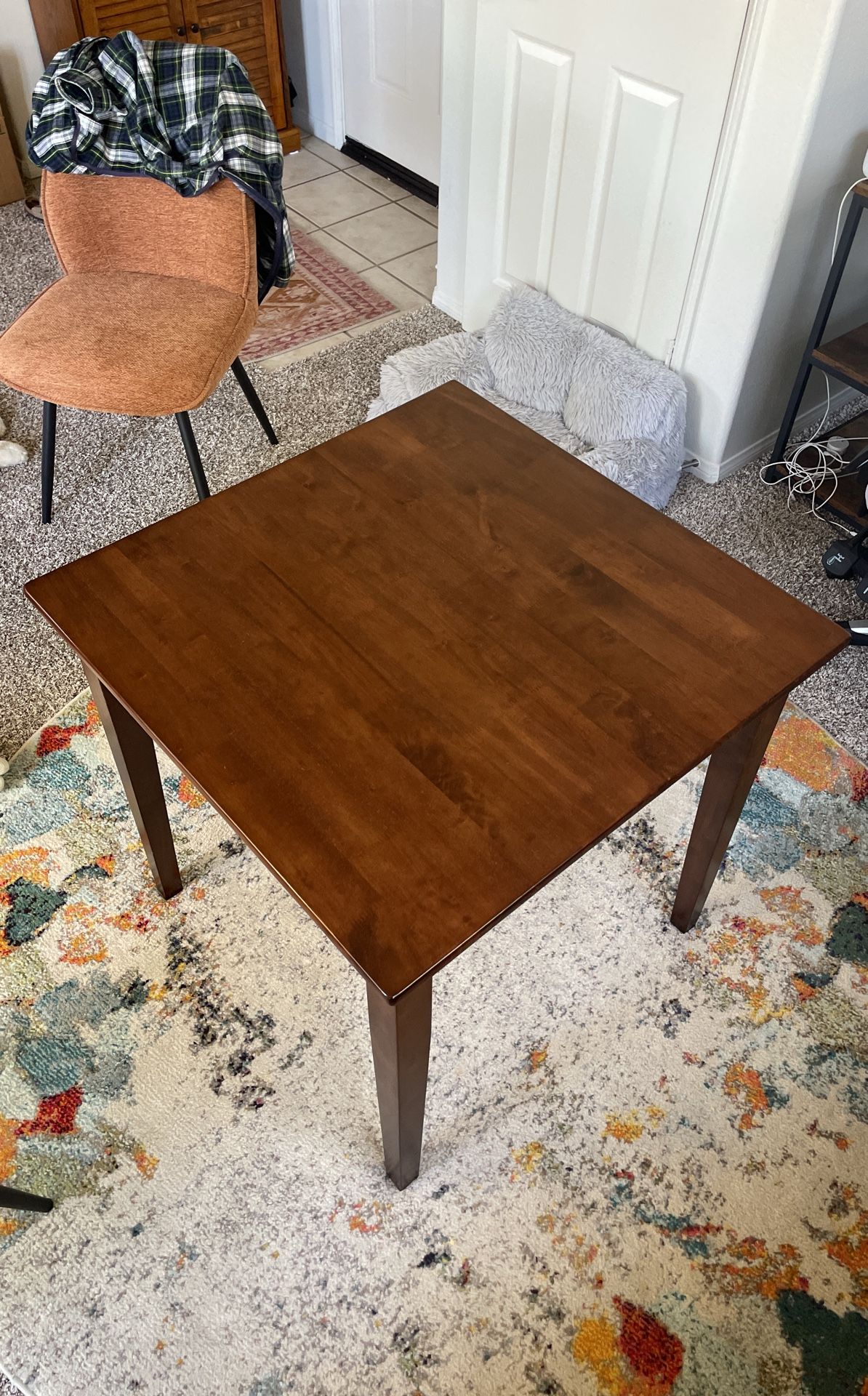 29.5 x 29.5 Wood Dining Table