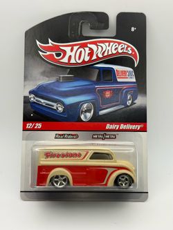 2010 Hot Wheels Dairy Delivery-Slick Rides-Firestone-Real Riders