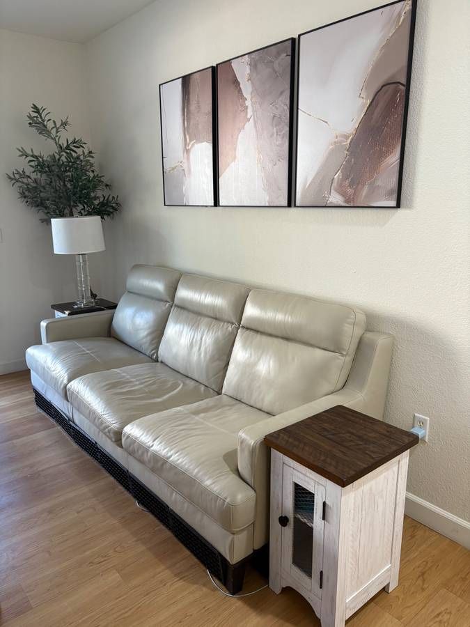 Leather Three Seat Couch