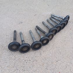 Garage door wheels.