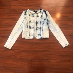 New FOREVER 21 Jean Jacket  Women’s SZ. M