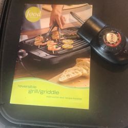 Food  Network Reversible Electric Grill 