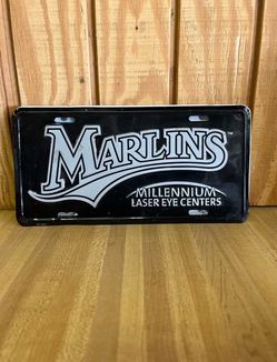 Florida Marlins Novelty License Plate
