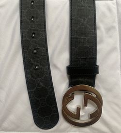 Gucci GG Supreme Belt With G Buckle (Size 110)