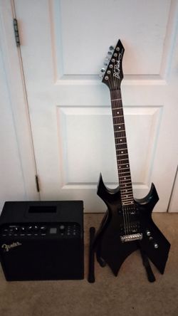 B.C. Rich Warlock 2005 (Kerry King , Slayer ) & LT25 Fender Amp