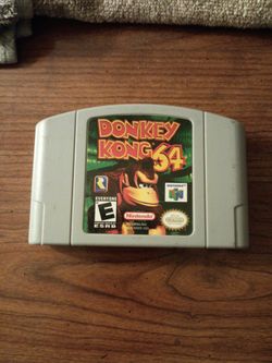 DONKEY KONG 64 NINTENDO 64 GAME