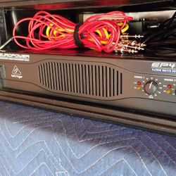 Behringer Europower EP4000 Professional Power Amplifier – 4000W PA/DJ/Audio
