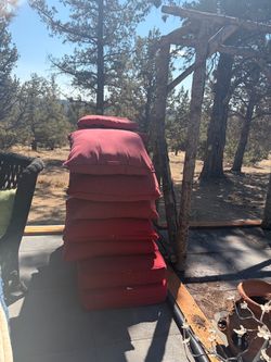 Lowe’s Red Patio Cushions