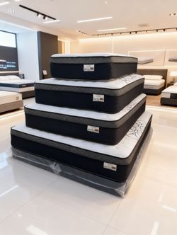 Queen Size Mattress Pillow Top 12"    new Mattress in a plastic sealed.    We offer same Day Delivery