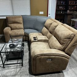 FREE Electric Reclining Sectional Sofa
